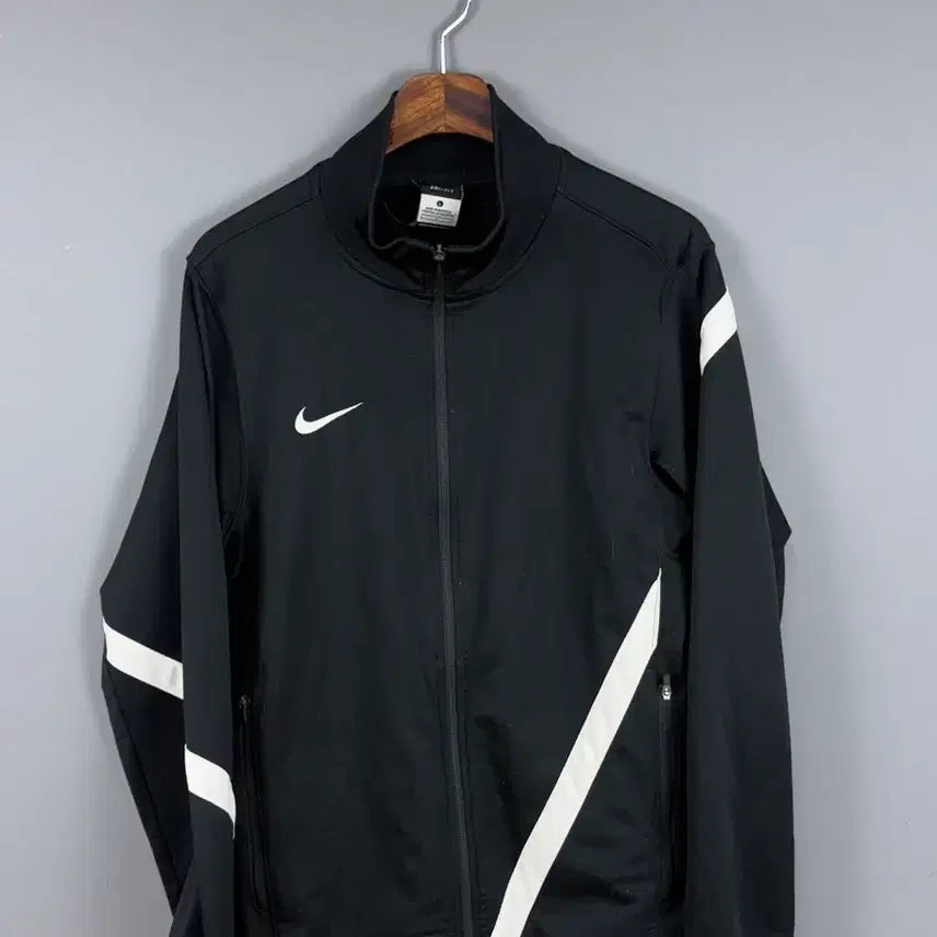 [BUNJANG] Nike Dry-Fit Crossline Swoosh Track Top L / 나이키 드라이핏 크로스라인 스우시 트랙탑 E44