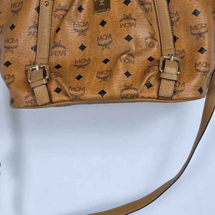[BUNJANG] MCM Visetos Line Brown Pattern Shoulder Bag Crossbody Bag / MCM 비세토스 라인 브라운 패턴 숄더백 크로스백 가방 0310