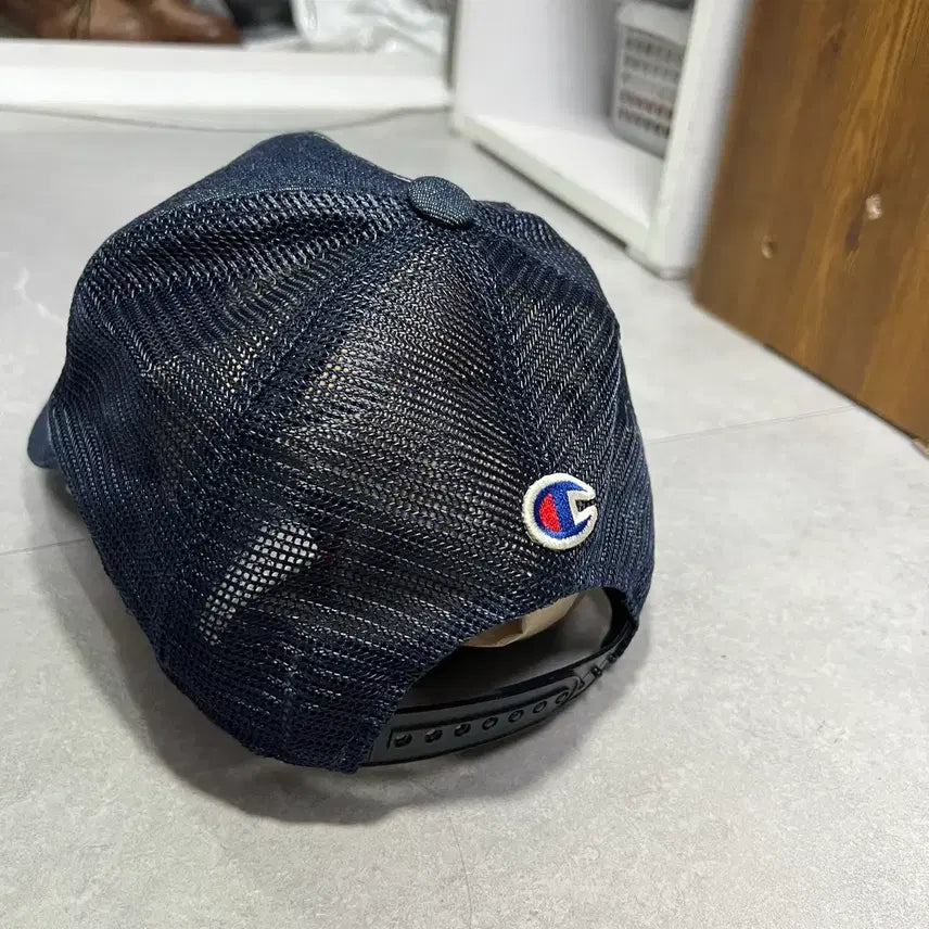 [BUNJANG] Champion 00s Vintage Mesh Denim Baseball Cap / 챔피온 00s 빈티지 메쉬 데님 볼캡