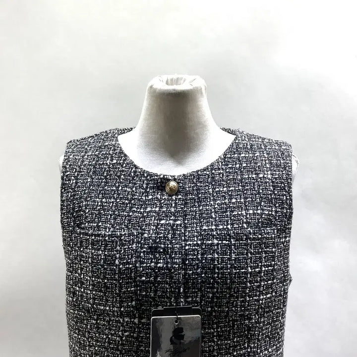 [BUNJANG] Karl Lagerfeld Tweed Dress / 칼라거펠트 새것 트위드원피스 55 영구제 중고장터