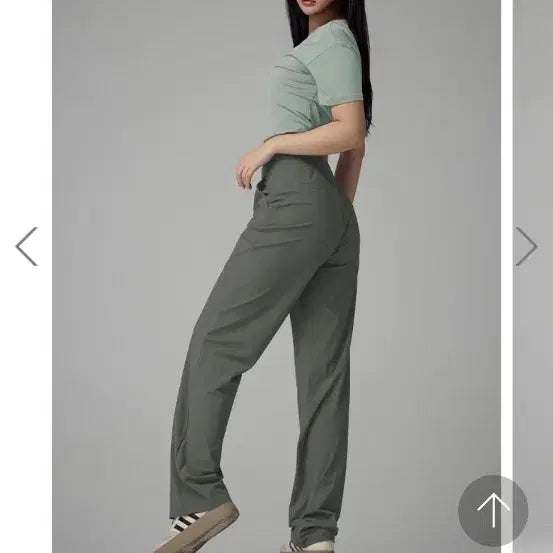 [BUNJANG] STL Airvent All Day Semi Wide Pants Set (2) / STL 에어벤트 올데이 세미 와이드 팬츠 S 2장세트