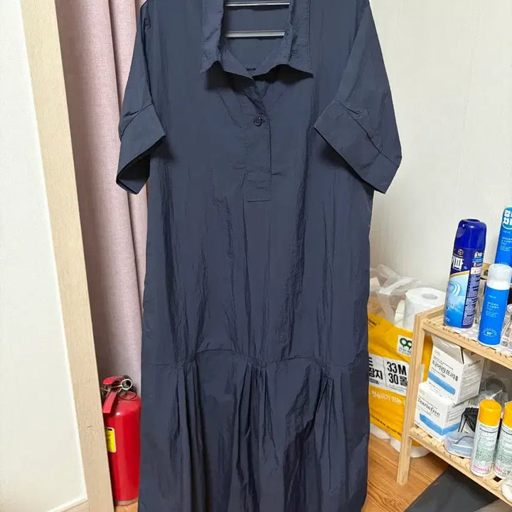 [BUNJANG] Kiena Short Sleeve Dress Navy / 키에나 반팔 원피스 free 네이비