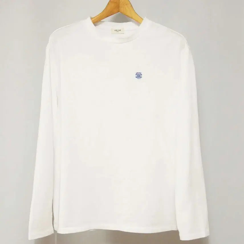 [BUNJANG] Celine White Round Neck T-Shirt Men&