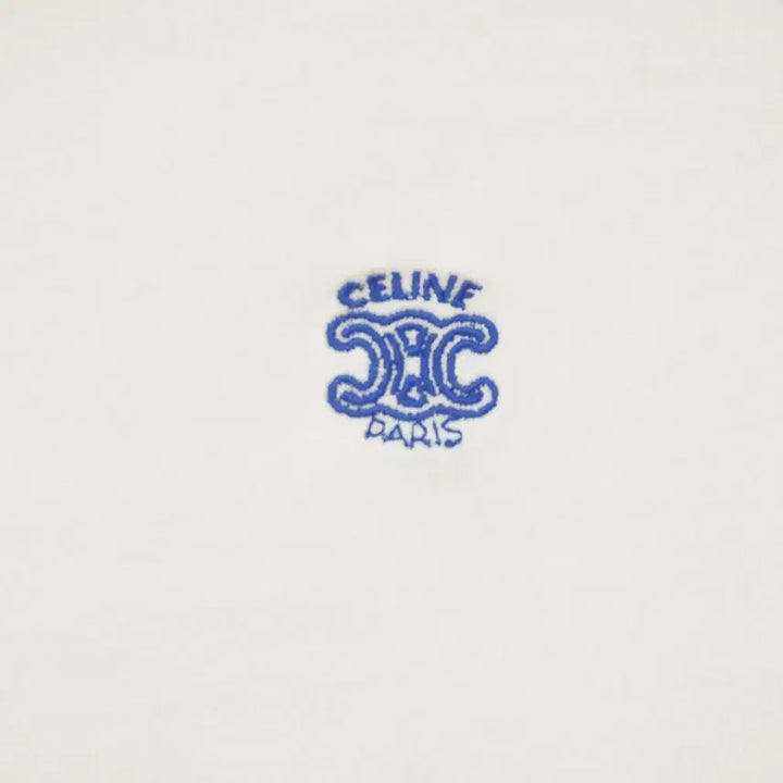 [BUNJANG] Celine White Round Neck T-Shirt Men&