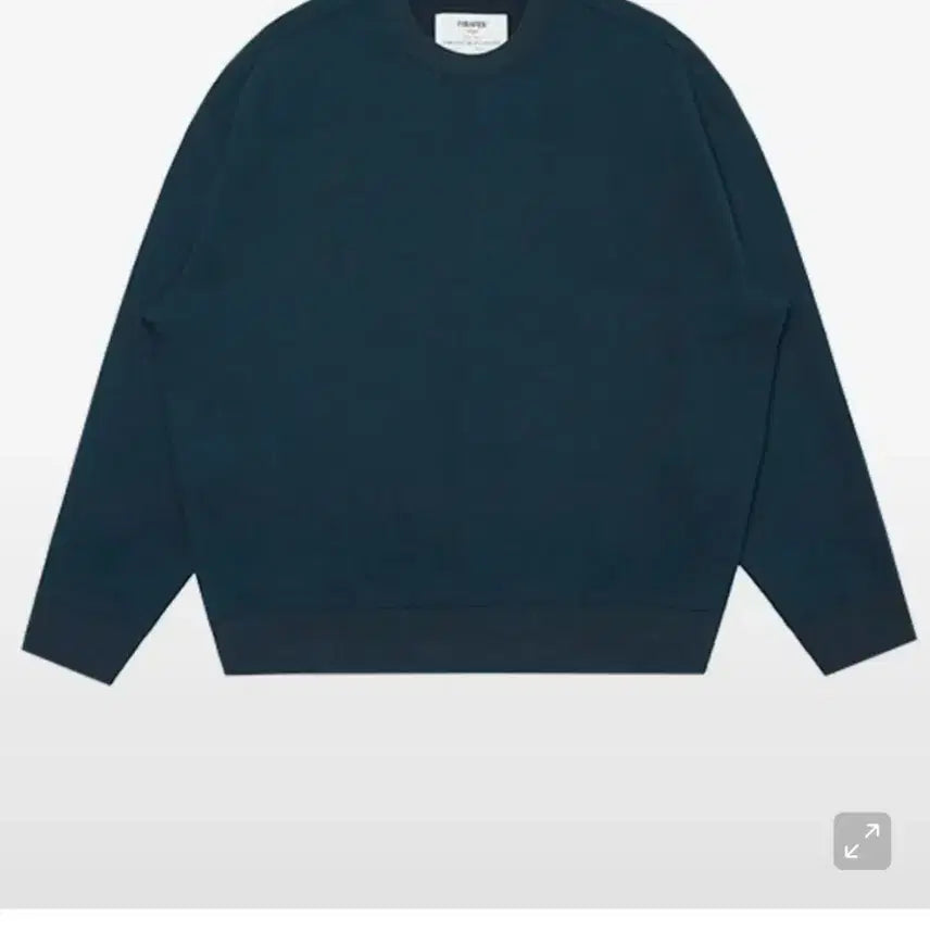 [BUNJANG] Romantic Pirates Navy Plain Sweatshirt / 로맨틱 파이어리츠 네이비 무지 맨투맨 티셔츠