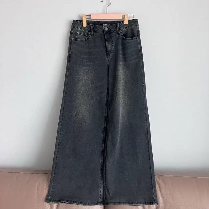 [SOLD OUT] 무배 구매가 10만원대 게스 여자 와이드 청바지