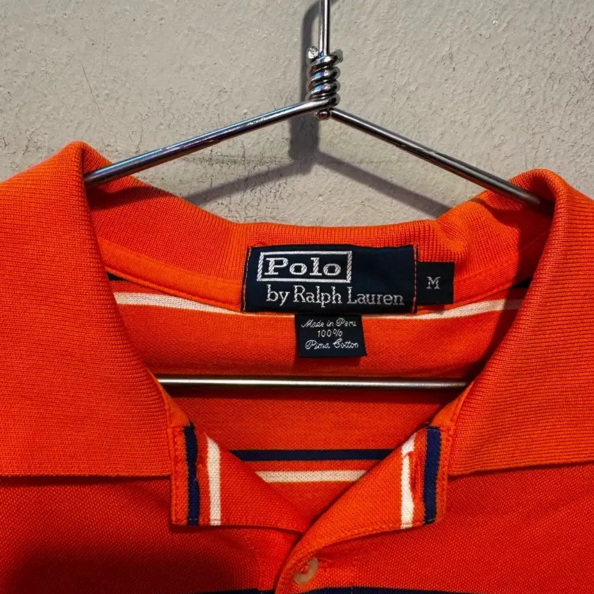 [BUNJANG] Polo Ralph Lauren Striped Long Sleeve Collared Shirt / 폴로랄프로렌 정품 스트라이프 긴팔카라티