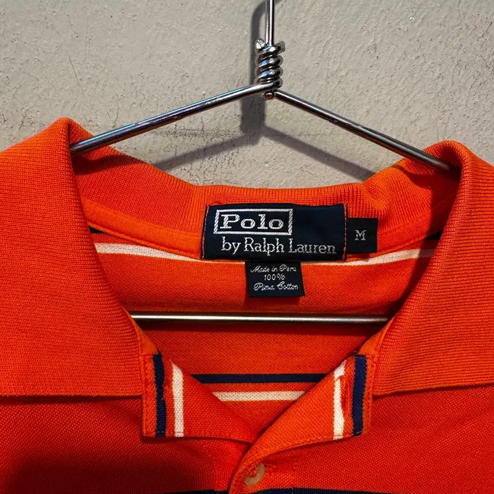 [BUNJANG] Polo Ralph Lauren Striped Long Sleeve Collared Shirt / 폴로랄프로렌 정품 스트라이프 긴팔카라티