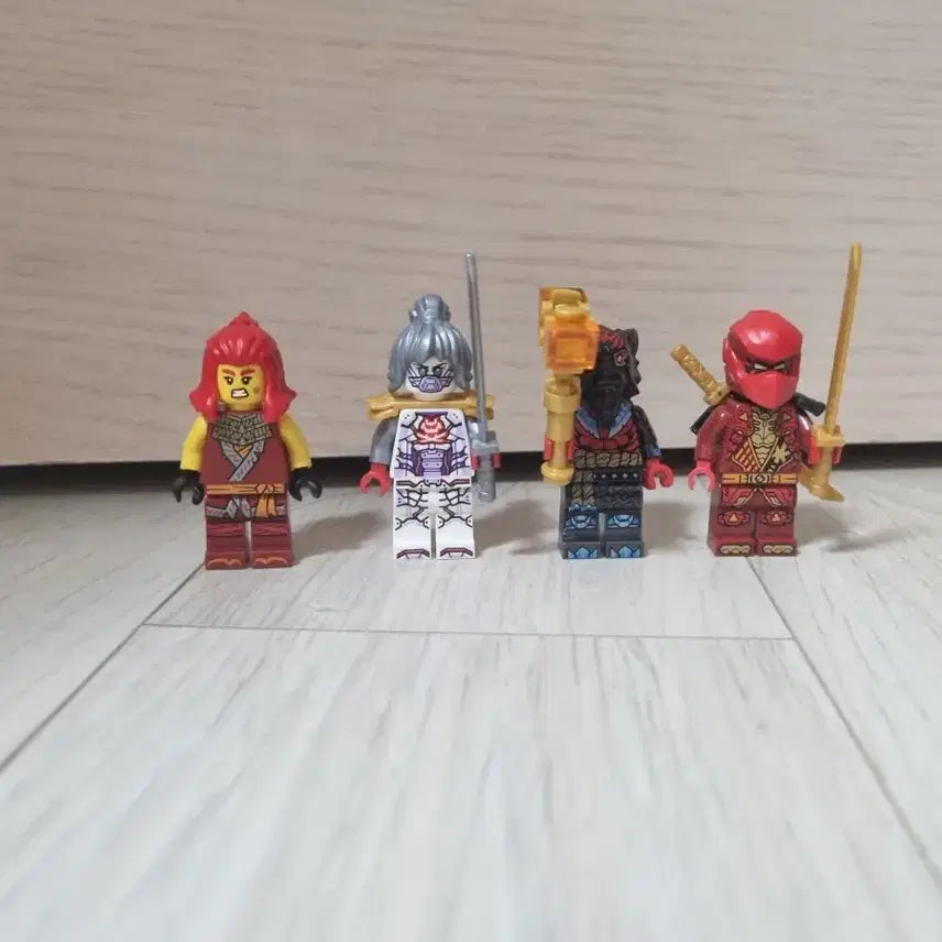[BUNJANG] LEGO Ninjago Mini Figures 4 Types Bundle Set / 레고 닌자고 미니피규어 4종 일괄