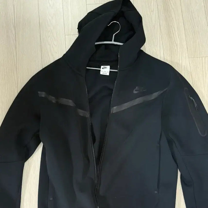 [BUNJANG] Nike Tech Fleece Zip-Up Hoodie Black / 나이키 테크팩 후드집업 블랙