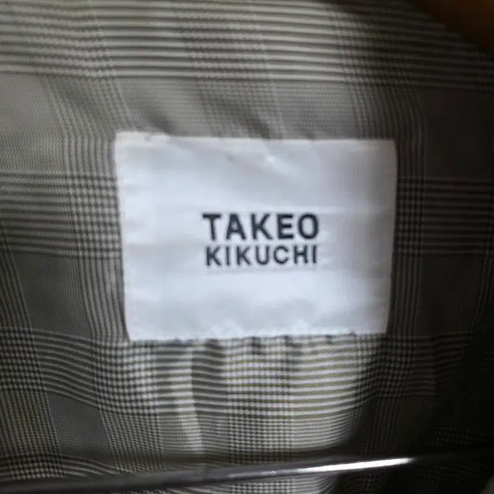 [BUNJANG] Takeo Kikuchi 100% Wool Knit Zip-Up Jacket / [정품] 타케오 키쿠치 울 100% 체크 안감 니트 집업