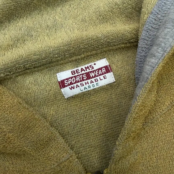 [BUNJANG] Beams Plus Terry Two-Way Hooded Zip-Up Jacket / beams plus 빔즈플러스 테리 투웨이 후드 집업