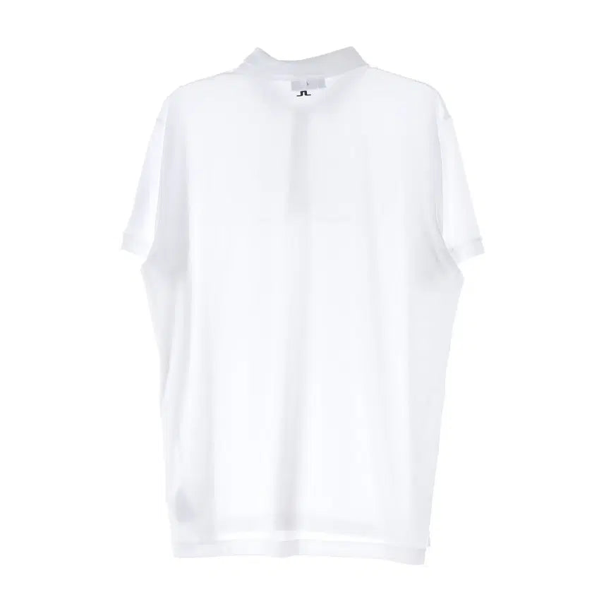 [BUNJANG] J.Lindeberg Regular Fit Logo Embroidered Short Sleeve Polo T-Shirt / 제이린드버그 레귤러핏 로고 자수 반팔 폴로 티셔츠