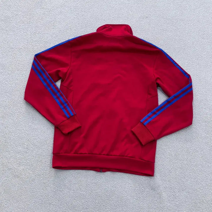 [BUNJANG] Adidas Red Track Top Zip-Up Jacket / 95 아디다스 레드 트랙탑 집업 자켓 0429E