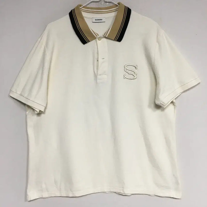 [BUNJANG] Sandro Homme PK Short Sleeve T-Shirt Size 105 / SANDRO 산드로 옴므 PK 반팔 티셔츠 105