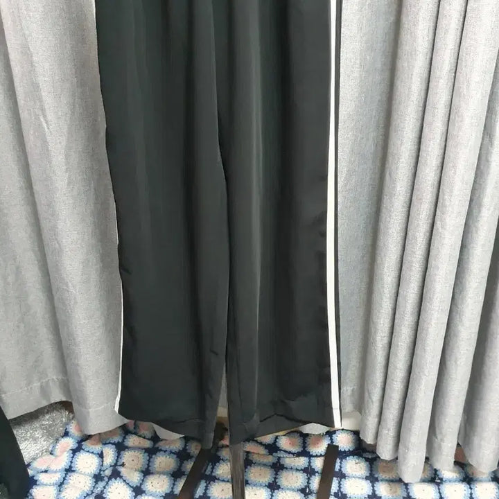 [BUNJANG] Charure Black Banding Long Pants / 차르르 블랙밴딩 롱팬츠