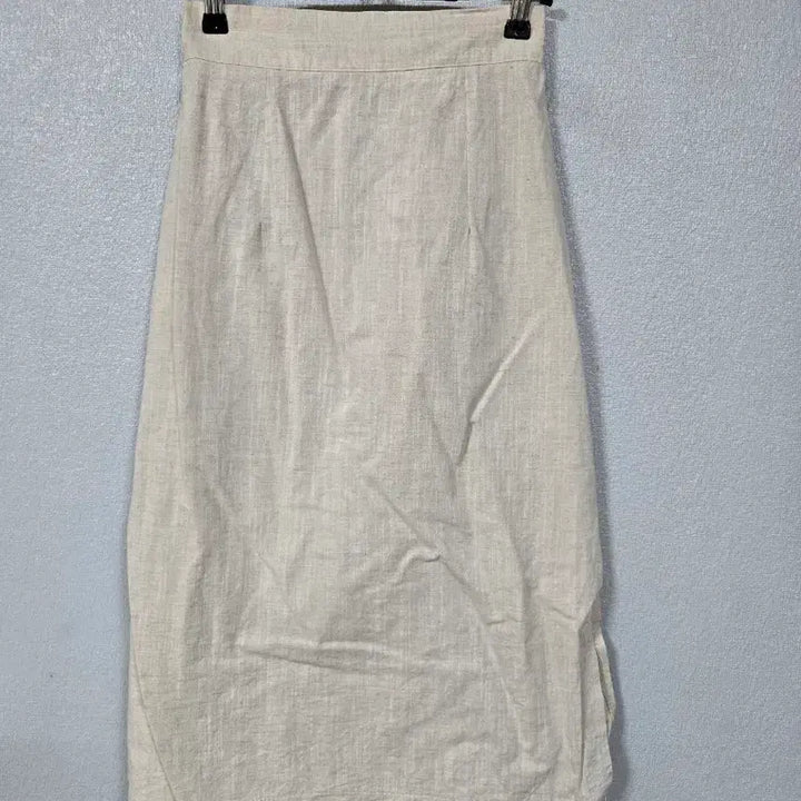[BUNJANG] Linen Side Slit Skirt (Size 55-66) / 옆트임 린넨 스커트 55~66