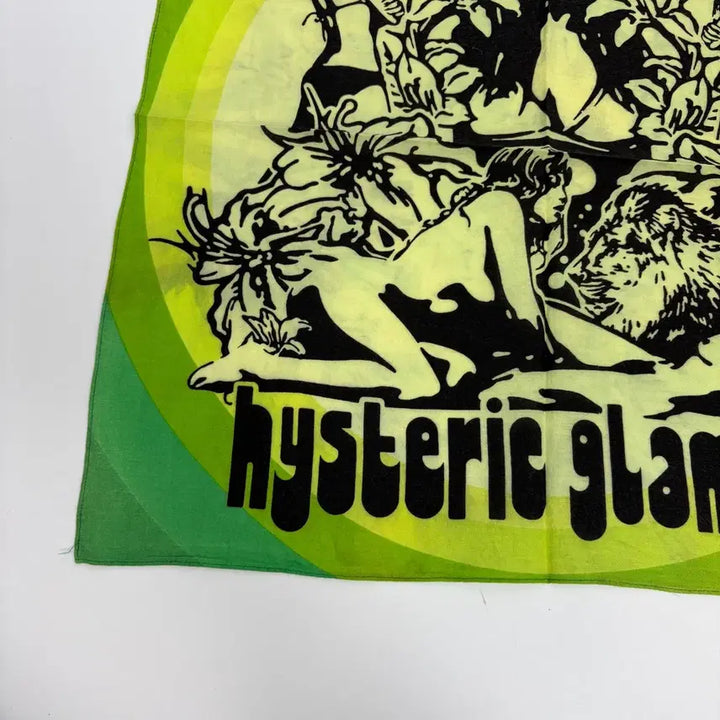 [BUNJANG] Hysteric Glamour Printed Scarf Bandana / 히스테릭글래머 프린팅 스카프 반다나 손수건