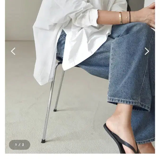 [BUNJANG] Little Black Oversized Slit Shirt / (새상품)리틀블랙 오버트임셔츠