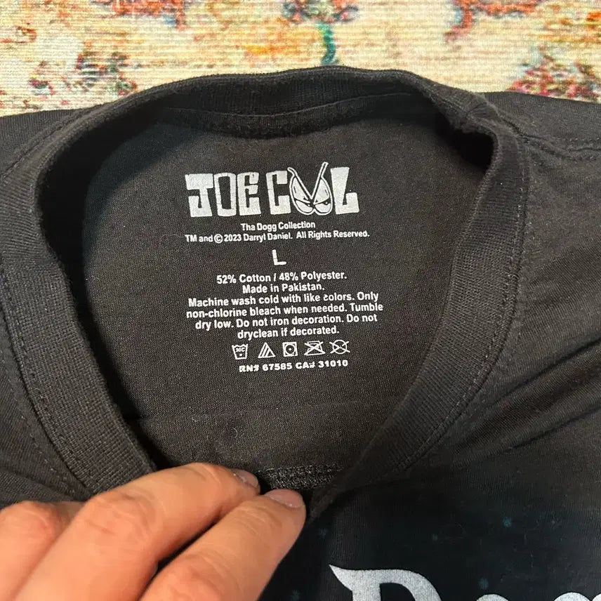 [BUNJANG] Joe Cool x Snoop Dogg Collaboration Graphic T-Shirt / [L] joe cool 스눕독 프린팅 반팔