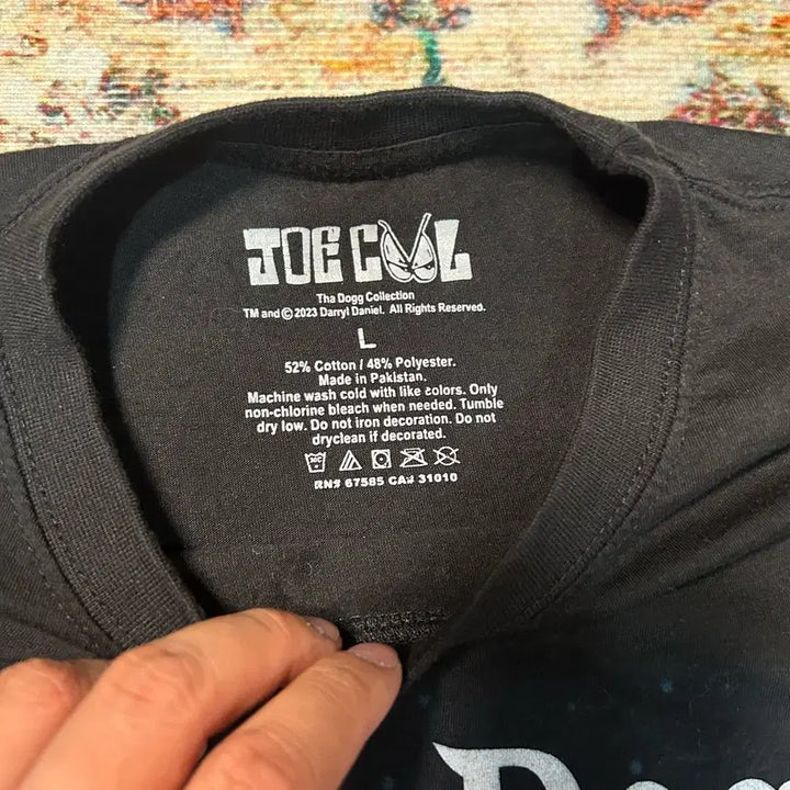[BUNJANG] Joe Cool x Snoop Dogg Collaboration Graphic T-Shirt / [L] joe cool 스눕독 프린팅 반팔