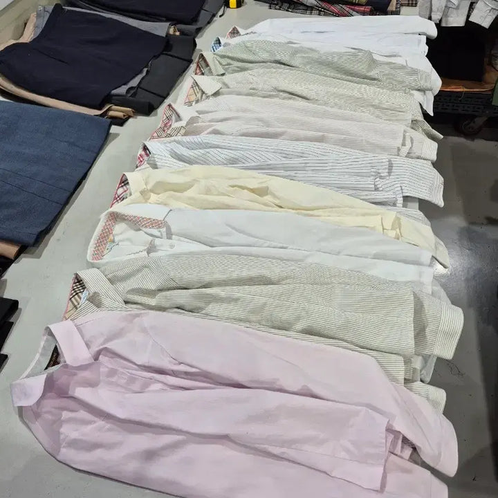 [SOLD OUT] 중고여성 교복긴팔셔츠 사이즈 100. 10장