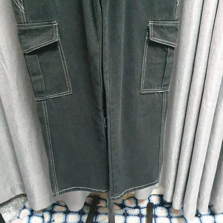 [BUNJANG] M Stitch Banding Black Jeans / M스티치 밴딩 블랙진