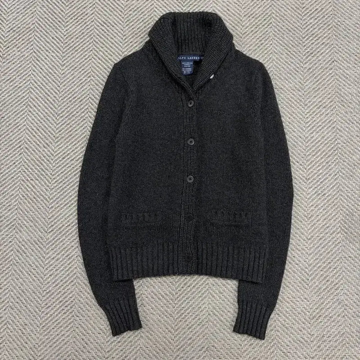 [BUNJANG] Ralph Lauren Shawl Collar Cashmere Cardigan / 랄프로렌 숄카라 캐시미어 가디건 v3385
