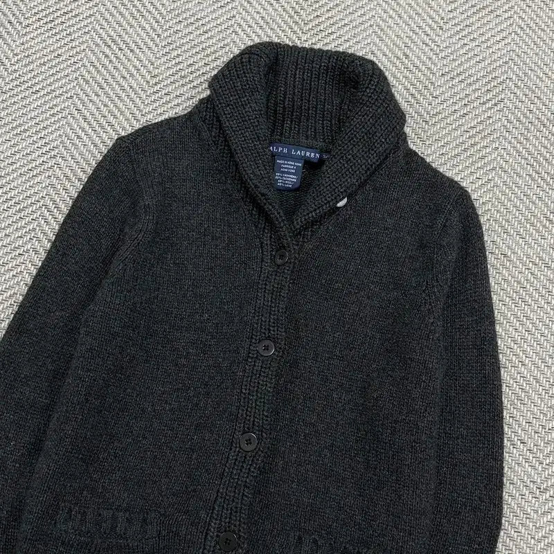 [BUNJANG] Ralph Lauren Shawl Collar Cashmere Cardigan / 랄프로렌 숄카라 캐시미어 가디건 v3385