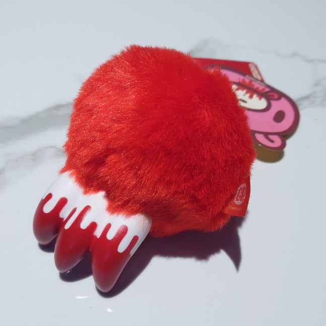 [BUNJANG] Gloomy Bear Red Hand Mascot Keychain (11cm) / (택O) 2010년 고전 글루미베어 손 마스코트 키링 레드