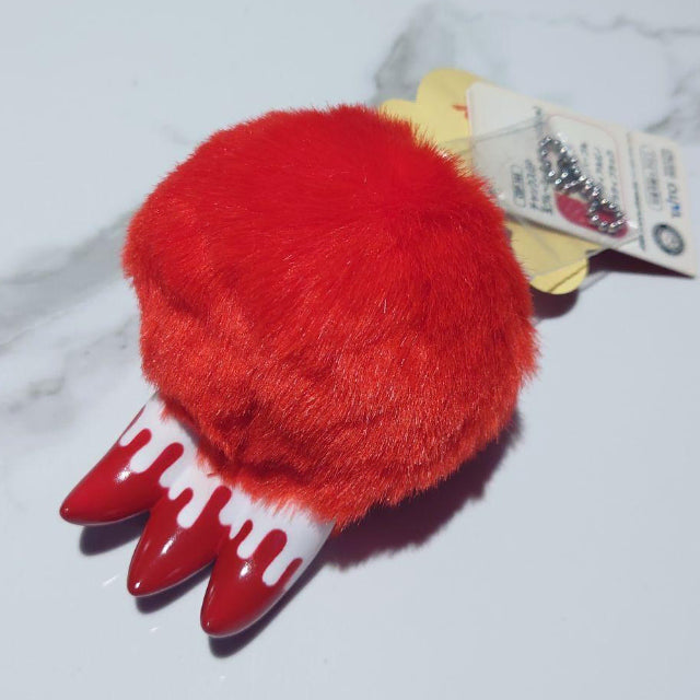 [BUNJANG] Gloomy Bear Red Hand Mascot Keychain (11cm) / (택O) 2010년 고전 글루미베어 손 마스코트 키링 레드
