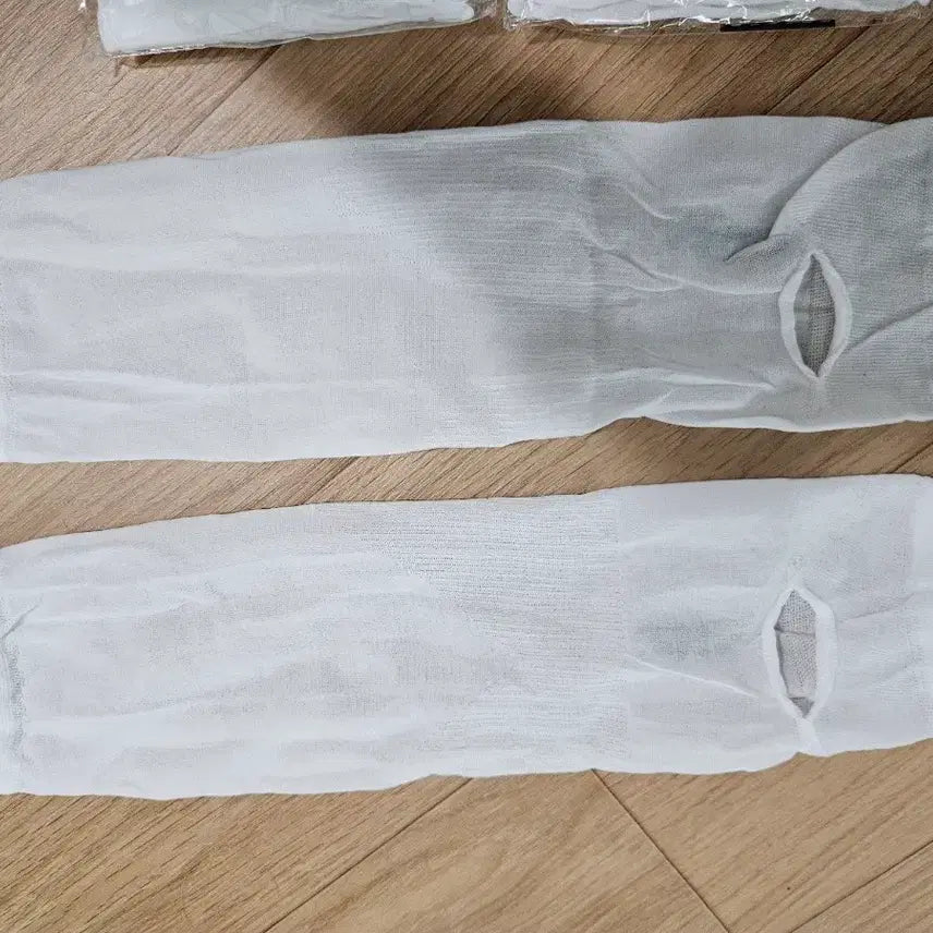 [BUNJANG] White Hand Cover Arm Sleeves (Set of 1) / 손등형 팔토시 흰색 1세트 새거,