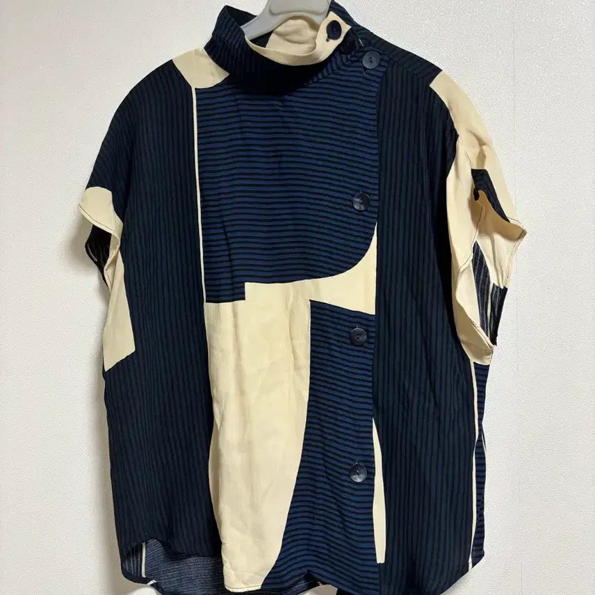 [BUNJANG] Marximedotti Colorblock Striped Shirt / 마시머두띠 배색 스트라이프 셔츠 남방