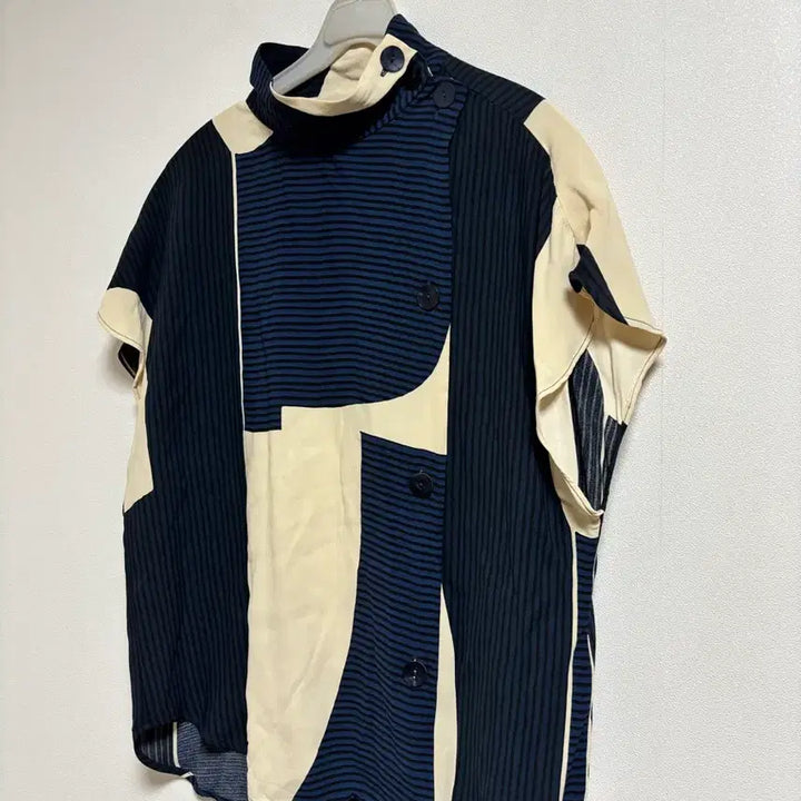 [BUNJANG] Marximedotti Colorblock Striped Shirt / 마시머두띠 배색 스트라이프 셔츠 남방