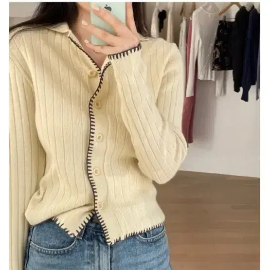 [BUNJANG] Thebaaz Knit Cardigan / 인더바즈 니트