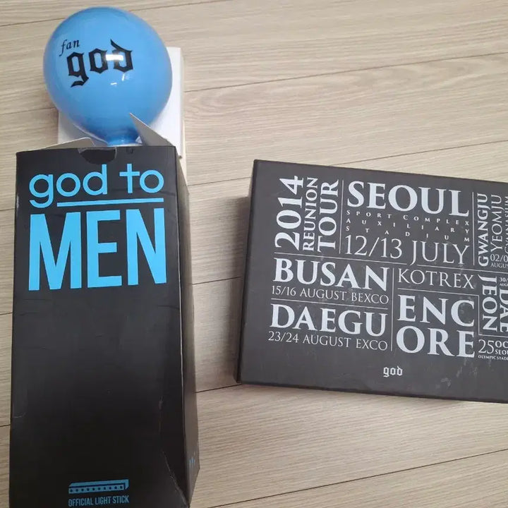 [BUNJANG] god to MEN Glass Cup Set + Lightstick / god to MEN 유리컵 세트 + 응원봉