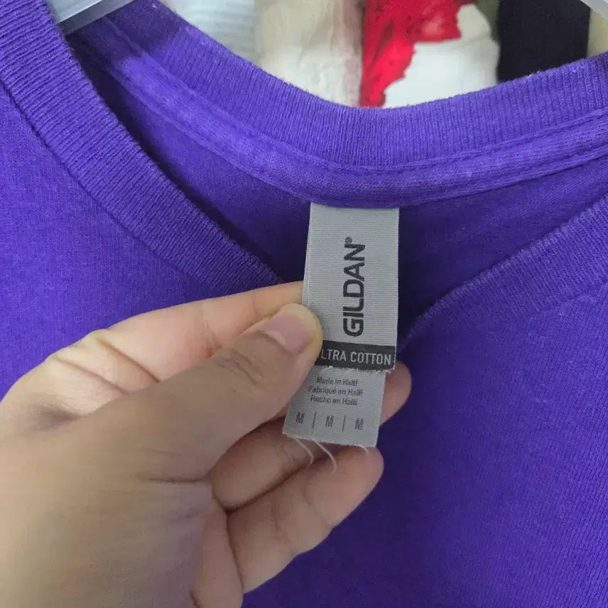 [BUNJANG] Gildan Purple T-Shirt Medium / GILDAN 보라색 반팔티 M