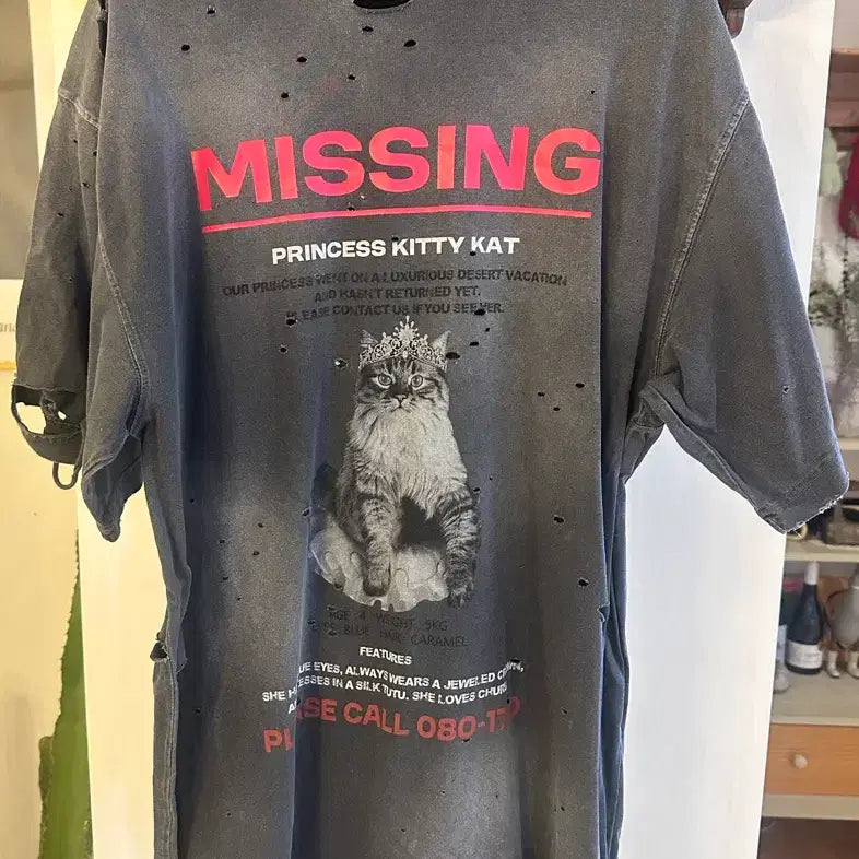 [BUNJANG] LCDC 25SS Distressed Custom T-Shirt / LCDC 25SS 디스트로이드 커스터마이징 티셔츠 (F)