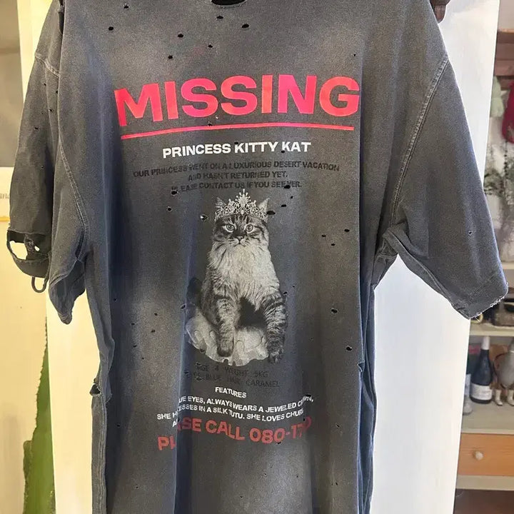 [BUNJANG] LCDC 25SS Distressed Custom T-Shirt / LCDC 25SS 디스트로이드 커스터마이징 티셔츠 (F)