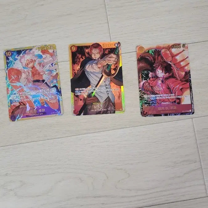 [BUNJANG] One Piece Card Luffy SEC, Shanks SEC, Luffy SR / 원피스 카드 루피 SEC,샹크스 SEC