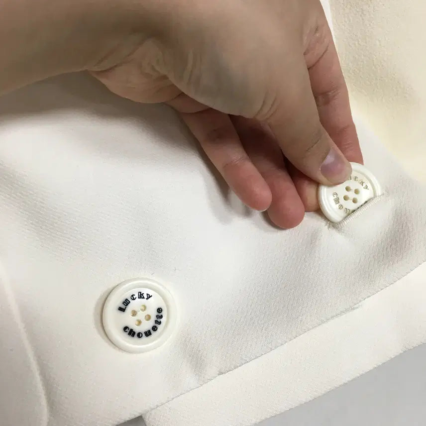 [BUNJANG] Lucky Chouette Button Short Jacket / 21 럭키슈에뜨 버튼 숏 자켓 38