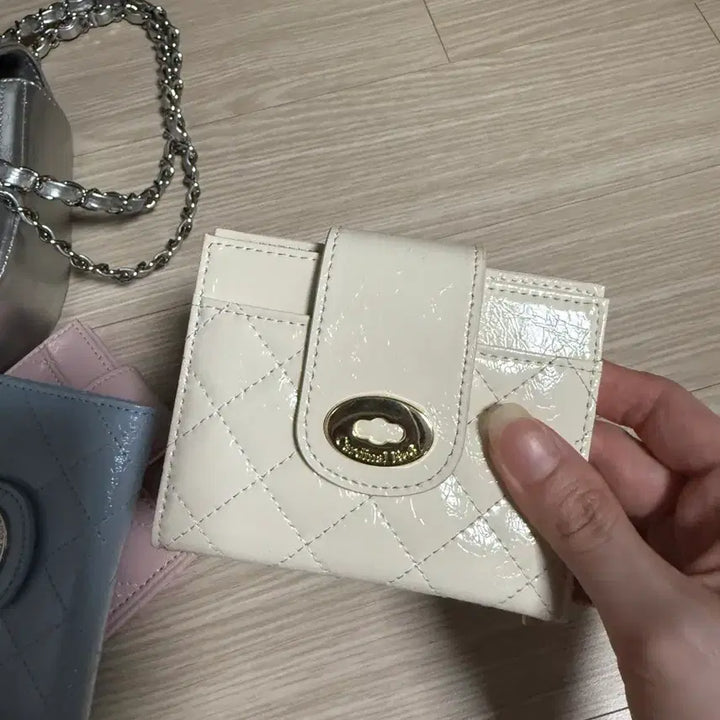 [BUNJANG] Cardinal Red Ivory Card Holder / 카디널레드 지갑 아이보리