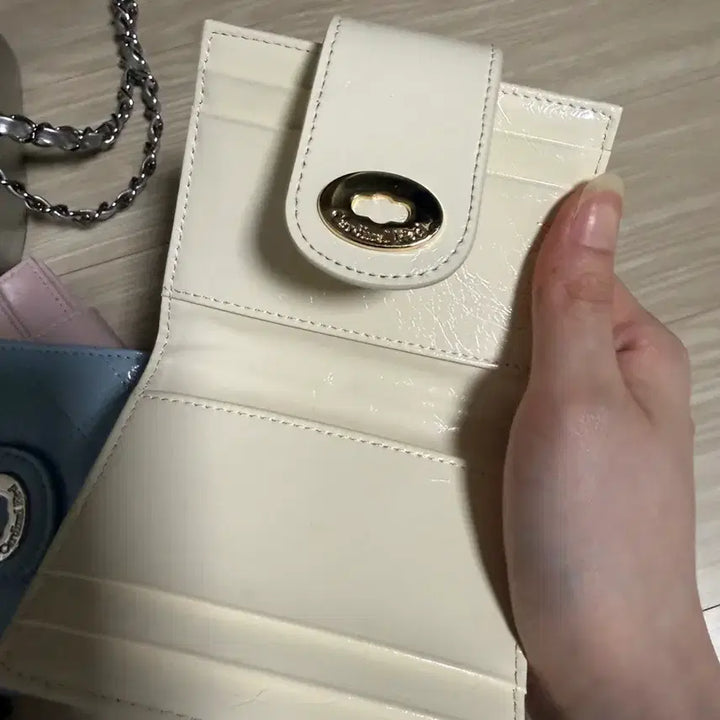 [BUNJANG] Cardinal Red Ivory Card Holder / 카디널레드 지갑 아이보리
