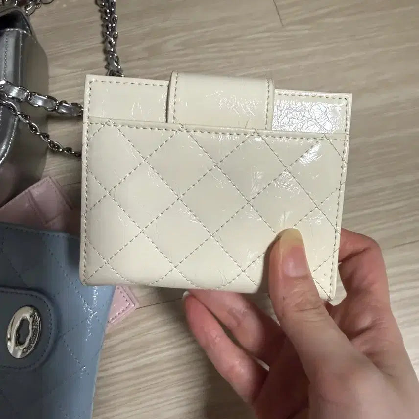[BUNJANG] Cardinal Red Ivory Card Holder / 카디널레드 지갑 아이보리