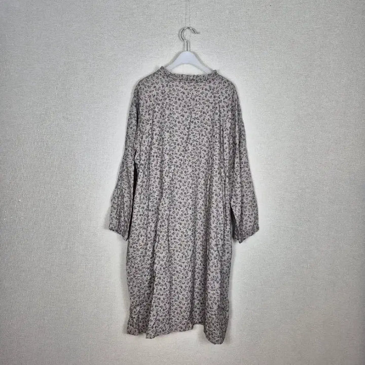 [BUNJANG] 100% Cotton Blue Leaf Pattern Dress / 