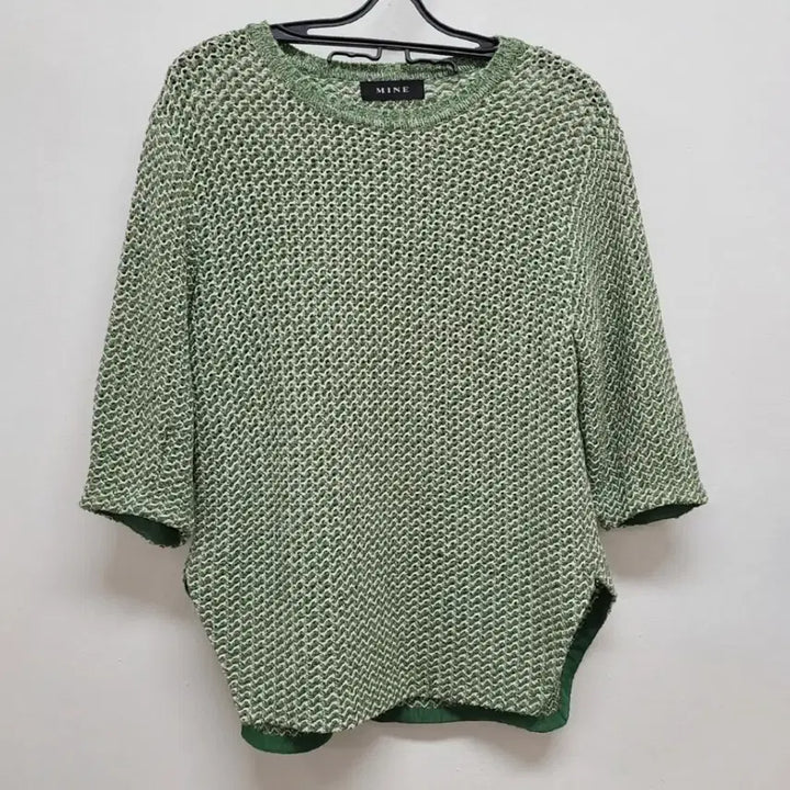 [BUNJANG] Mine Half Sleeve Knit T-Shirt / 한섬 마인 반팔니트