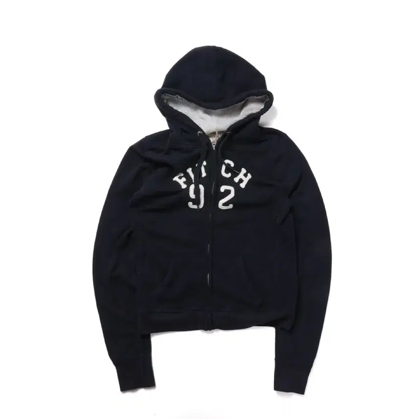 [BUNJANG] Abercrombie Logo Hood Zip Up Hoodie / 아베크롬비 Abercrombie Logo Hood Zip Up