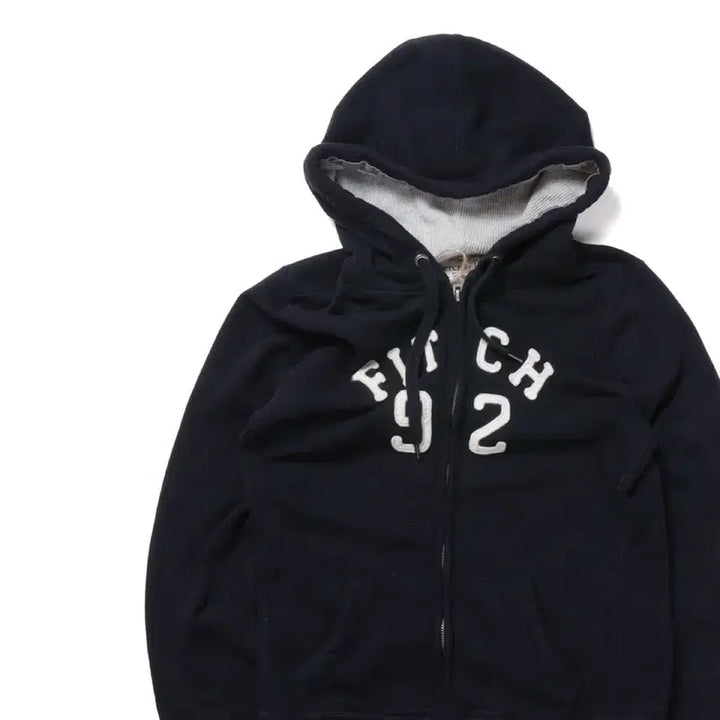 [BUNJANG] Abercrombie Logo Hood Zip Up Hoodie / 아베크롬비 Abercrombie Logo Hood Zip Up