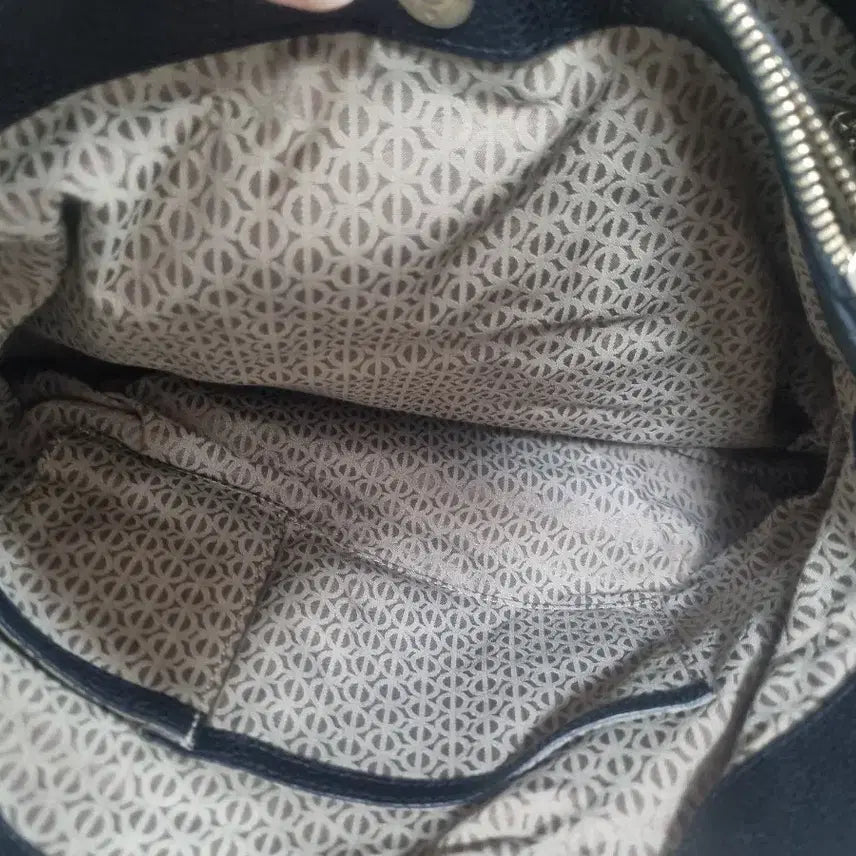 [BUNJANG] Louis Quatorze Black Leather Chain Shoulder Bag / 루이까또즈 블랙 가죽 체인 숄더백