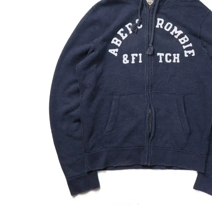 [BUNJANG] Abercrombie Logo Zip-Up Hoodie / 아베크롬비 Abercrombie Logo Hood Zip Up